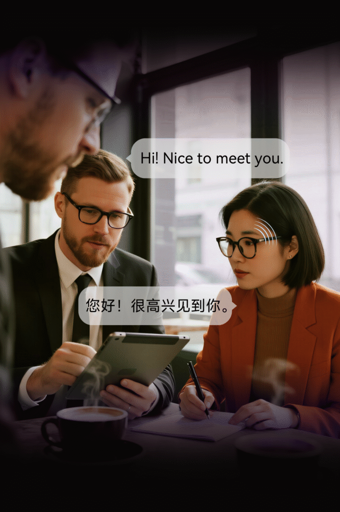 AI音频眼镜实时翻译功能图-2